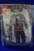 Smiffys Day of the Dead Senor Bones Costume Size: L/42-44” (AF - water damage)