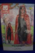Smiffys Satin Hooded Red Cape Size: One Size