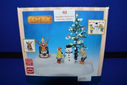 Lemax Snowman Building Miniature Model
