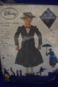 Disney Kid’s Mary Poppins Costume Size: 3-4 years