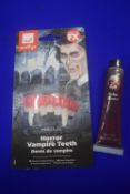 Horror Vampire Teeth and Vampire Gel Blood