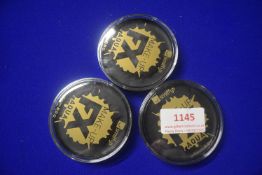 Set of 3 Face Paints - Black