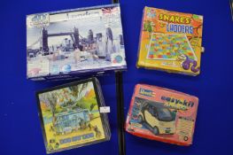 4x Retro Board Games & Jigsaws