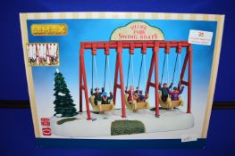 Lemax Village Park Swing Boats Miniature Model
