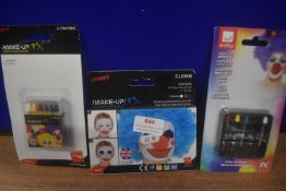 3x Assorted Packs of Face Paint