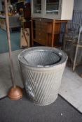 Galvanised Dolly Tub, and a Copper Posher