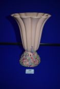 Clarice Cliff Newport Pottery Floral Vase