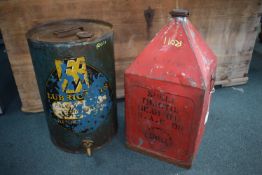 2x Large Oil Can