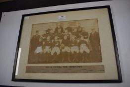 Original 1898/9 Season Hull Rugby Football Team Photograph
