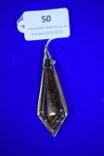 9ct Gold 1960's Comet Shaped Brooch