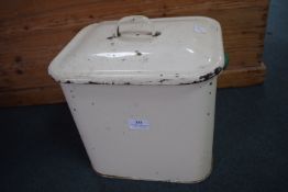 Vintage Enamel Bread Bin
