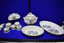 Portmeirion Botanic Garden Design Serving Dishes, Egg Cups, etc.