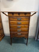 Edwardian Mahogany Music Chest