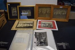 Album of Hull Kingston Rovers Photographs, Framed Photographs, and Signed Newspaper Clippings