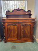 Victorian Mahogany Chiffonier Sideboard