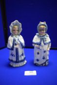 Pair of Victorian Nodding Head Figures