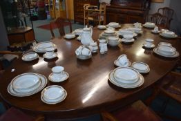 Noritake Doral Mardon Pattern Twelve Place Setting Dinner Service 80+pcs