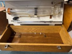 Lloyd-Gallenkamp Gas Analysis Apparatus in Wooden Box