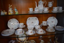 Shelly Floral Pattern China Tableware 27pcs