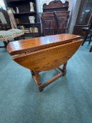 Swivel Top Drop Leaf Side Table