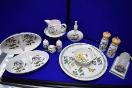 Portmeirion Botanic Garden Design Serving Dishes, Cruet Sets, Toast Rack, etc.