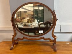 Edwardian dressing table swing mirror