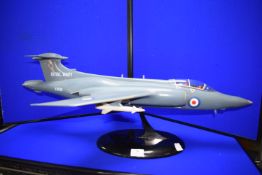 Scale Model of a Blackburn Royal Navy Buccaneer XN981 Used as a Demonstration Piece, Made from a