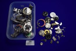 Assorted Vintage Wristwatch Parts