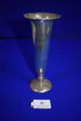 Hallmarked Silver Vase - Birmingham 1917