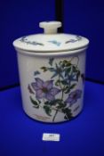 Large Portmeirion Botanic Garden Design Biscuit Barrel