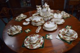 Royal Albert Old Country Roses Six Place Dinner Service 50+pcs