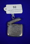 Hallmarked Silver Vester Case - Birmingham 1907