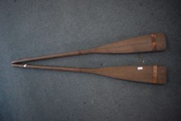 Pair of Wooden Oars