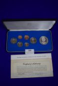Franklin Mint 1977 Solaman Islands Proof Coin Set Including Sterling Silver $5 Coin