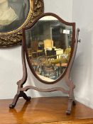 Shield shaped Mahogany Dressing Table Mirror
