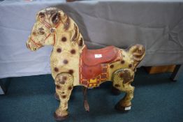 Vintage Nobo Children’s Metal Ride-On Horse