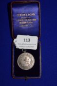 Hallmarked Silver 14th Battalion London Scottish Regiment School of Arms Medallion - Birmingham