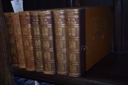 7x Leather Bound Volumes of the Illustrated War News