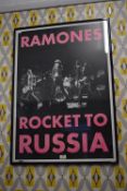 Ramones Rocket to Russia Reproduction Poster