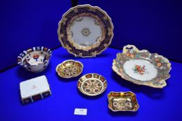 Pottery Dishes and Plates Including Royal Crown Derby and Royal Worcester, etc.