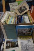 Local History Books Including East Yorkshire Villages, etc.
