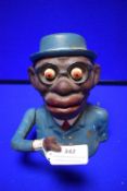 Reproduction Cast Iron Automaton Moneybox marked John Harper & Co.