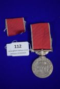George V British Empire Medal in Fine Silver