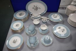 Royal Doulton Rose Elegans Pattern Dinner Service 50+pcs