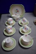 Shelly Art Deco Part Tea Set 15pcs