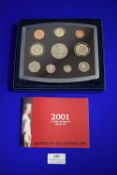 Royal Mint 2001 UK Proof Coin Set