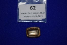 9ct Gold Locket with Rock Crystal Window ~3g total