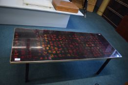 Retro Formica Topped Coffee Table