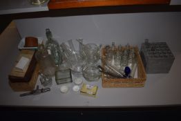 Scientific Glass Bowls, Bottles, and Equipment