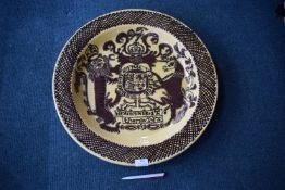 Large Facsimile Thomas Toft Charger with Repaired Firing Crack